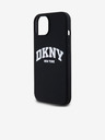 DKNY Течен силиконов капак с лого на арката MagSafe за iPhone 14 Black DKNY