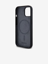 DKNY Течен силиконов капак с лого на арката MagSafe за iPhone 14 Black DKNY