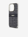 DKNY PC/TPU Repeat Pattern Tonal Stripe Magsafe Back Cover за iPhone 15 Pro Black DKNY