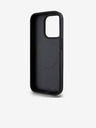 DKNY PU кожа с повтарящ се модел Stack Logo Magsafe заден капак за iPhone 14 Pro Max Black DKNY