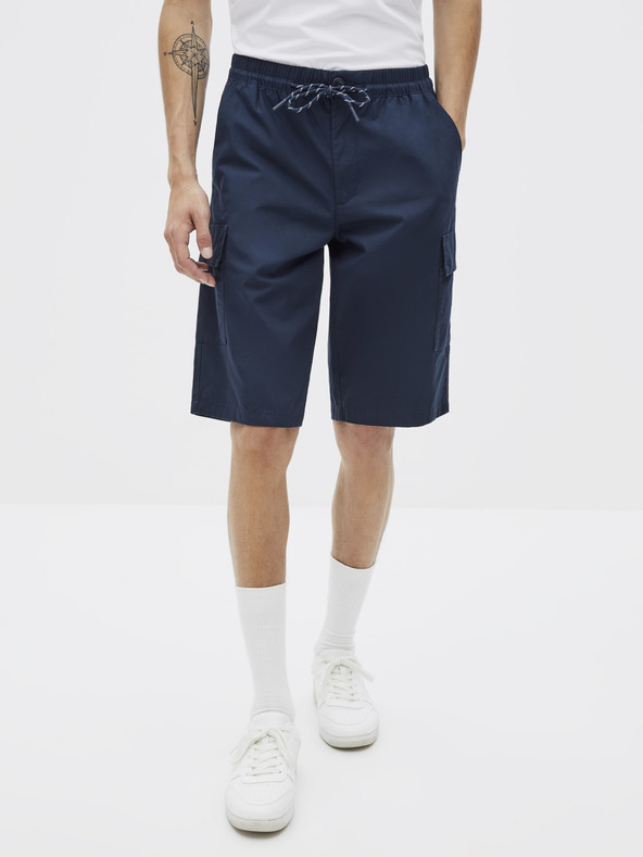 Celio Тъмносини къси панталони Celio Rolver2Bm