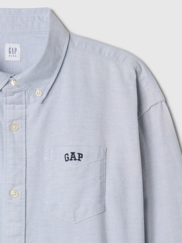GAP Детска оксфордска риза с голям размер GAP