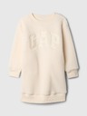 GAP Бебешка суитшъртена рокля с лого GAP