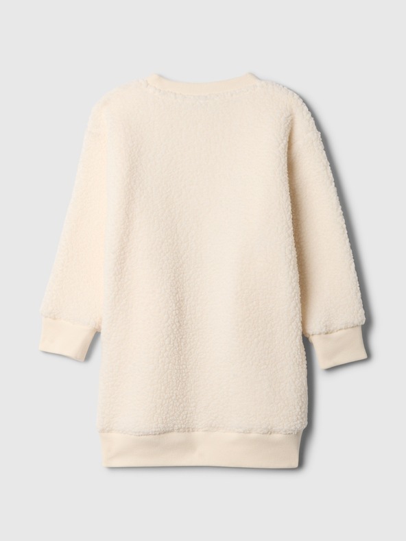 GAP Бебешка суитшъртена рокля с лого GAP
