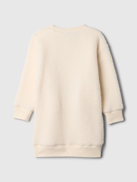 GAP Бебешка суитшъртена рокля с лого GAP