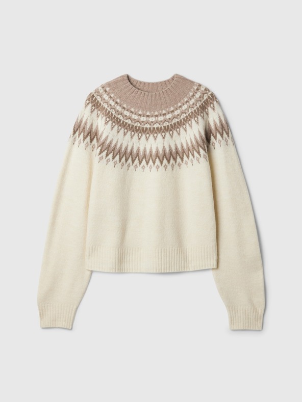 GAP Детски пуловер Fair Isle GAP