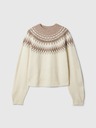 GAP Детски пуловер Fair Isle GAP