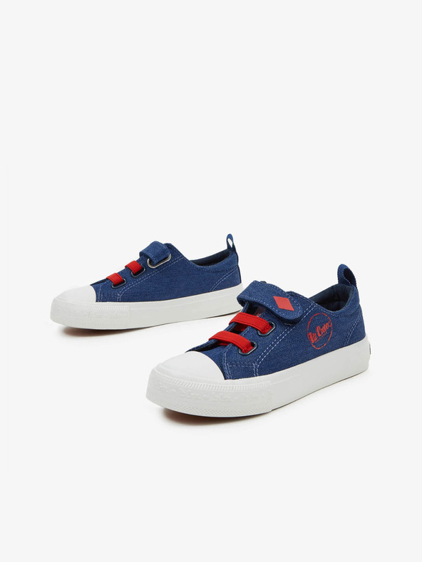Lee Cooper Червено-сини детски маратонки Lee Cooper