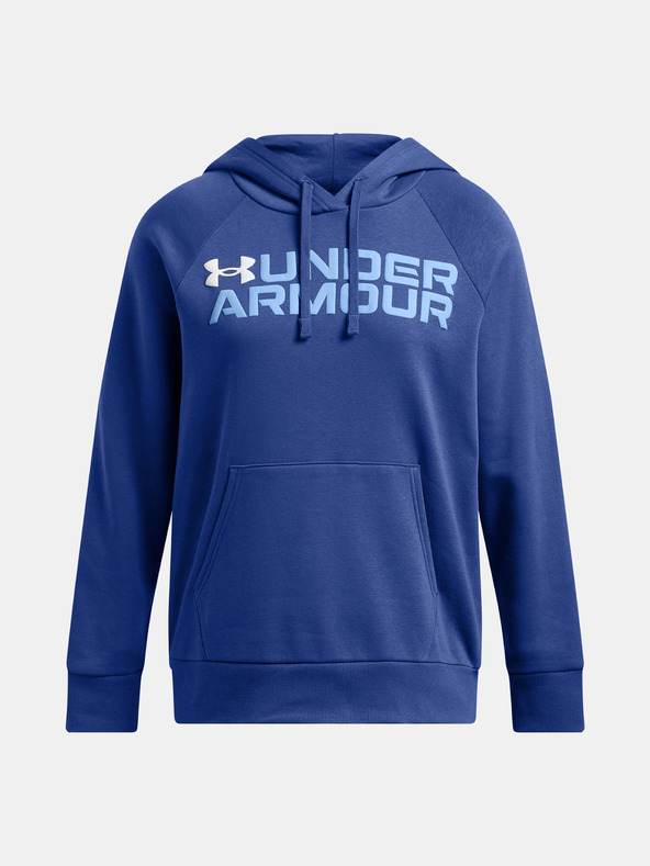 Under Armour Under Armour Rival Fleece Wordmark Hoodie-BLU