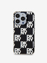 DKNY PC/TPU кариран заден капак за iPhone 15 Pro Max Black DKNY