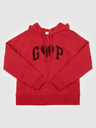 GAP Суитшърт с цип и лого на Gap