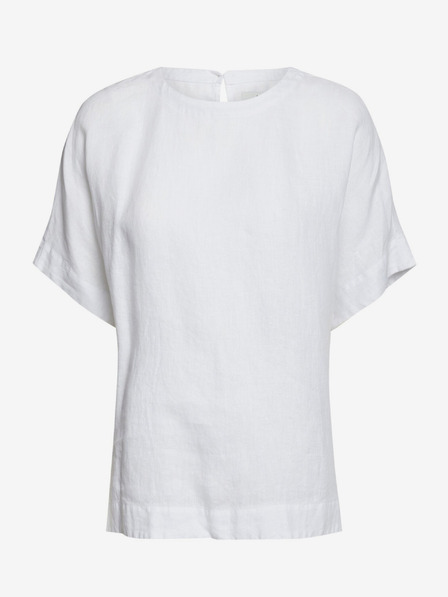 Marks & Spencer Бяла дамска блуза с лен Marks & Spencer