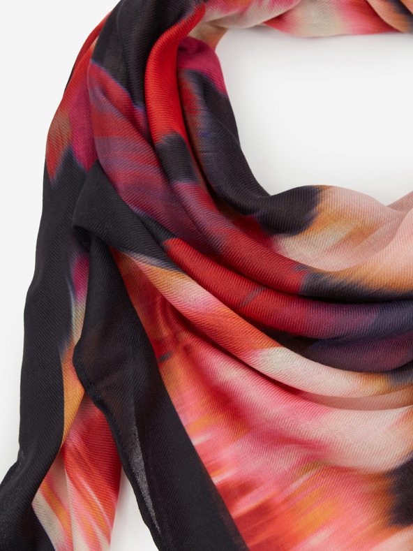 Orsay Червен дамски шал с щампа ORSAY