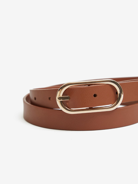 Orsay Кафяв дамски кожен колан ORSAY