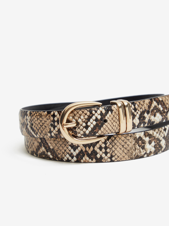 Orsay Светлокафяв шарен дамски колан ORSAY