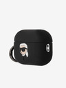 Karl Lagerfeld 3D лого NFT Karl Head Силиконов калъф за Airpods Pro 2 Black Karl Lagerfeld