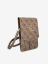 Guess Guess PU 4G Metal Logo чанта за телефон кафява