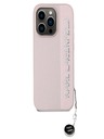 Karl Lagerfeld Karl Lagerfeld PU Saffiano Rhinestone Charm Заден капак за iPhone 15 Pro Max Pink