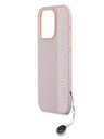 Karl Lagerfeld Karl Lagerfeld PU Saffiano Rhinestone Charm Заден капак за iPhone 15 Pro Max Pink