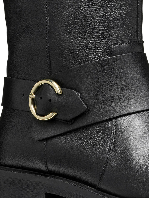 Geox Черни дамски ботуши Geox Hoara