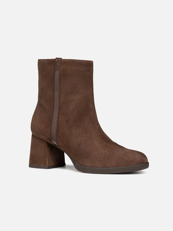 Geox Тъмнокафяви дамски ankle обувки Geox Walk Pleasure 55