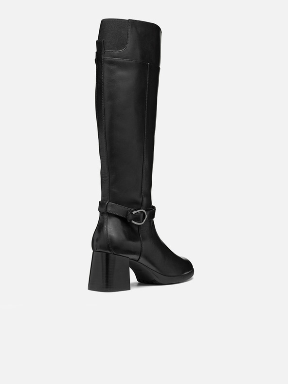 Geox Черни дамски ботуши Geox Walk Pleasure 55