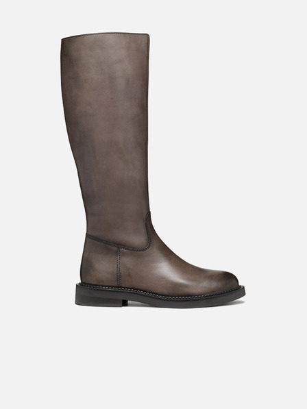 Geox Бежови дамски ботуши Geox Serilda