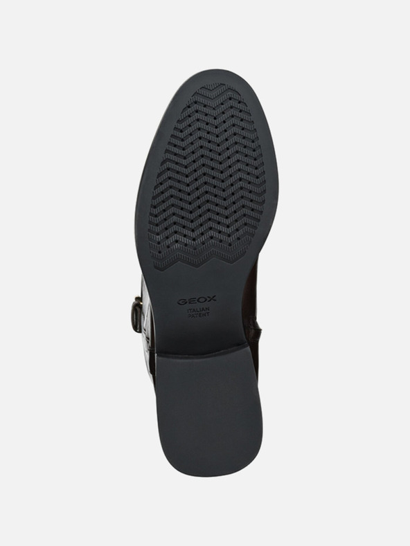 Geox Тъмнокафяви дамски ботуши Geox Tormalina