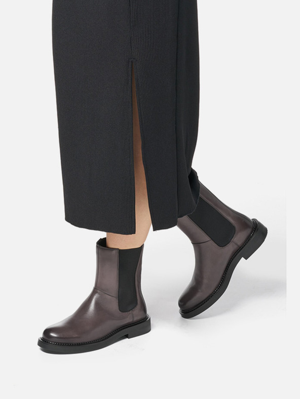 Geox Бежови дамски ankle обувки Geox Serilda