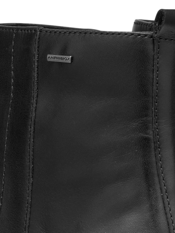 Geox Черни дамски анкл обувки Geox New lise ABX