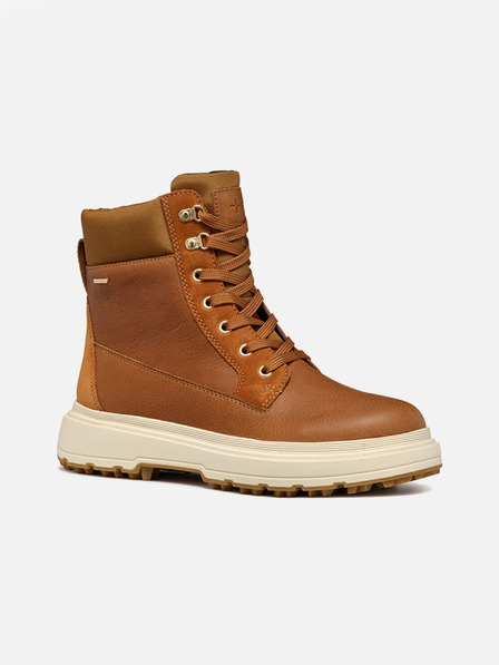 Geox Кафяви дамски ankle обувки Geox Lamide+Grip ABX