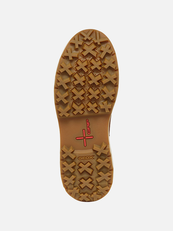 Geox Кафяви дамски ankle обувки Geox Lamide+Grip ABX