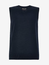Marks & Spencer Пуловер без ръкави от чист памук Marks & Spencer тъмносин