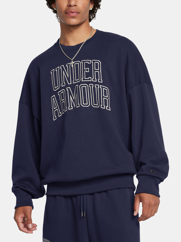 Under Armour Мъжки суитшърт Under Armour UA Icon HWT Terry OS Crew-BLU