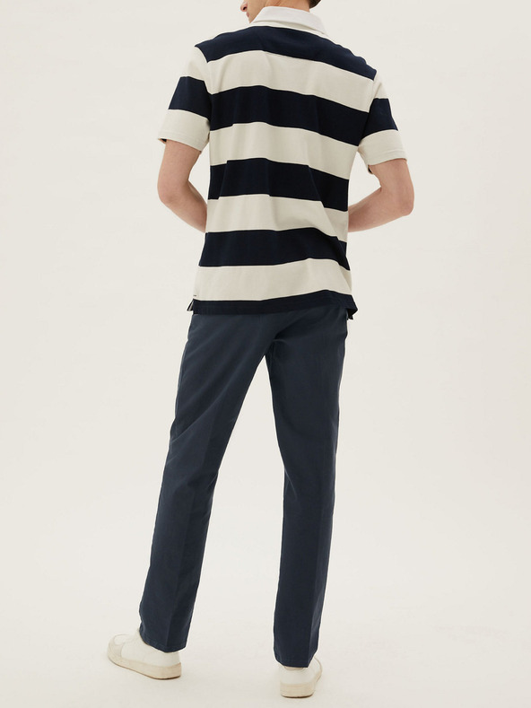 Marks & Spencer Разтегателен чино панталон Marks & Spencer тъмносин