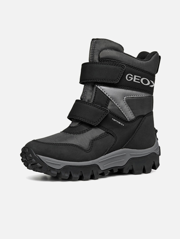 Geox Черни детски ankle обувки Geox Himalaya B ABX