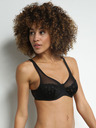 DIM Черен дамски дантелен сутиен Dim GENEROUS BRODERIE UNDERWIRE BRA