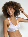 DIM Бял дамски дантелен сутиен Dim GENEROUS ESSENTIEL UNDERWIRE BRA