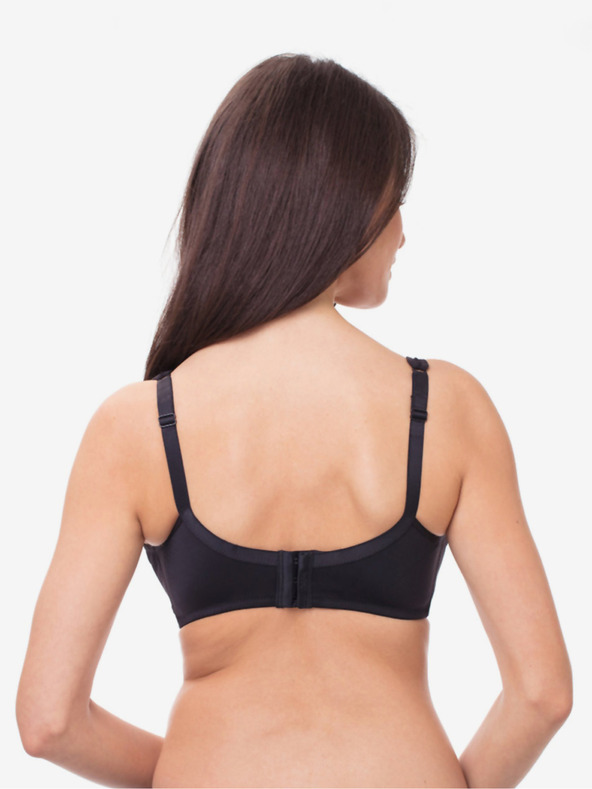 DIM Черен дамски сутиен с подплънки Dim GENEROUS CLASSIC BRA