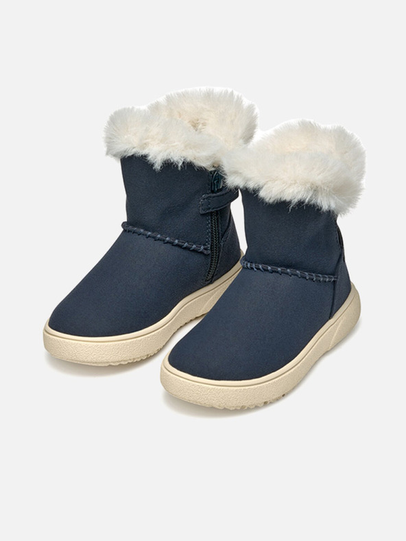 Geox Тъмносини момичешки ankle обувки Geox Theleven