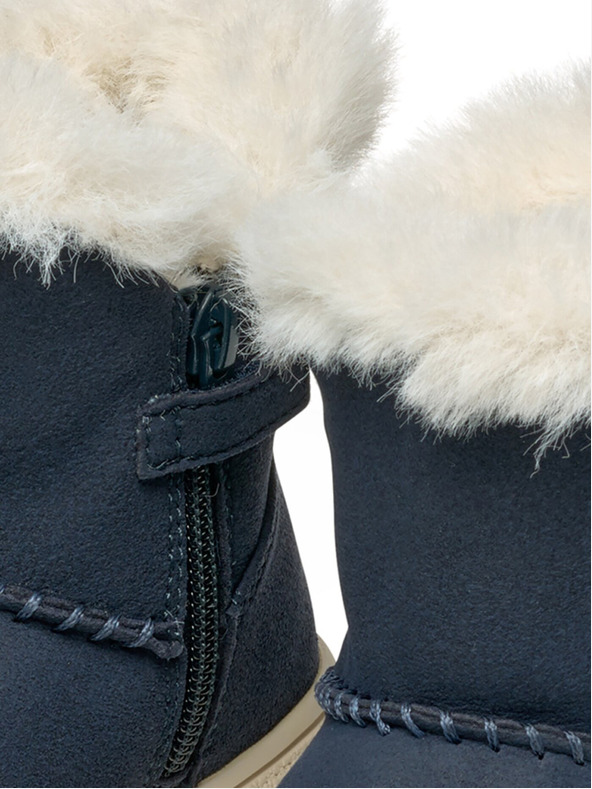 Geox Тъмносини момичешки ankle обувки Geox Theleven