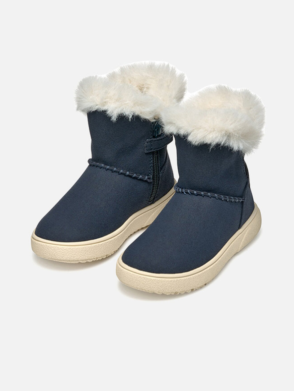 Geox Тъмносини момичешки ankle обувки Geox Theleven