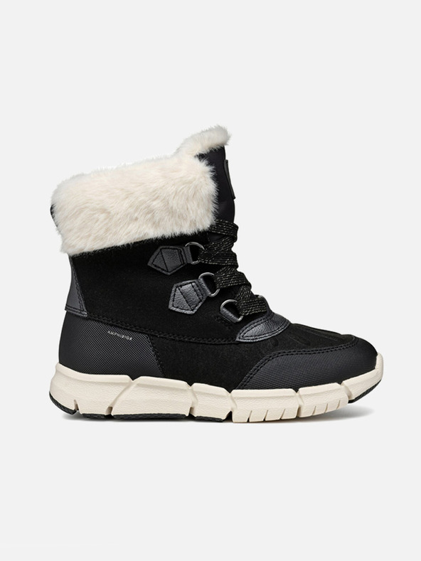 Geox Черни детски ankle обувки Geox Flexiper B AB