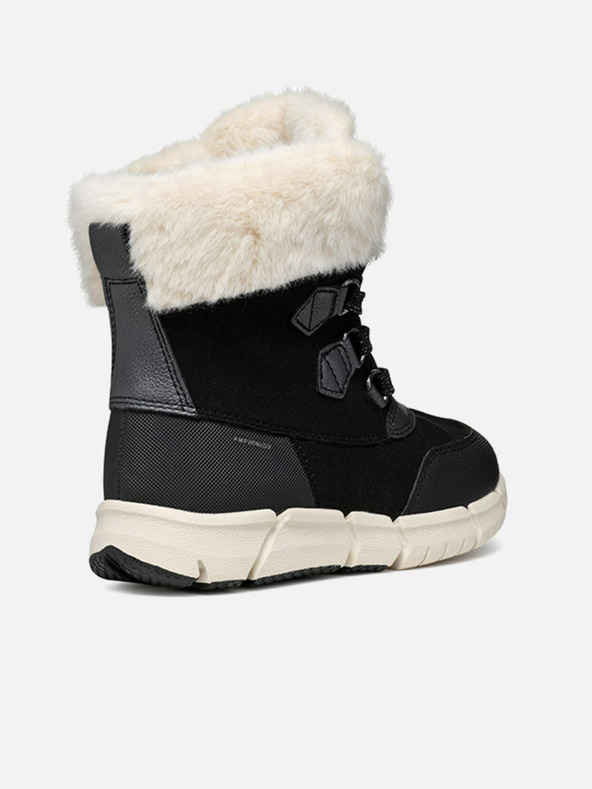 Geox Черни детски ankle обувки Geox Flexiper B AB