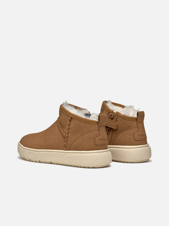 Geox Светлокафяви момичешки ankle обувки Geox Theleven