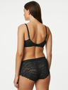 Marks & Spencer Комплект от три дамски дантелени бикини с технология Flexifit™ в черно от Marks & Spencer