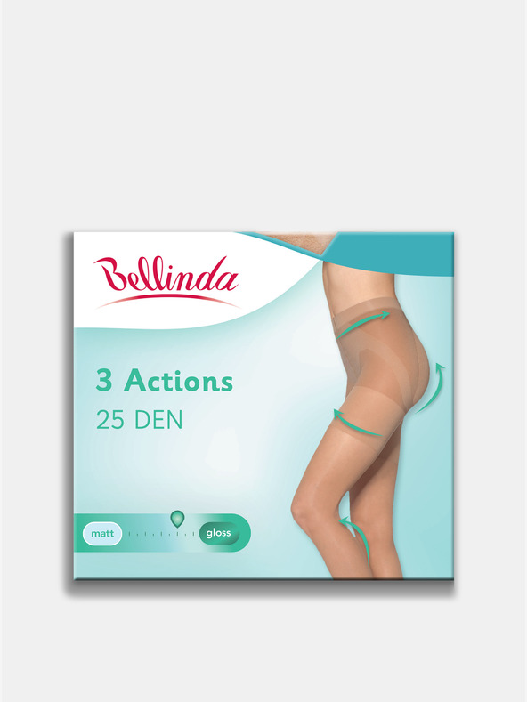 Bellinda Черни дамски чорапогащи за оформяне Bellinda 3ACTIONS 25 DEN