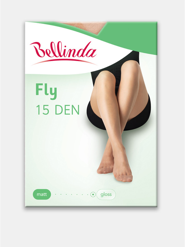 Bellinda Черни дамски лъскави чорапогащи Bellinda FLY PANTYHOSE 15 DEN