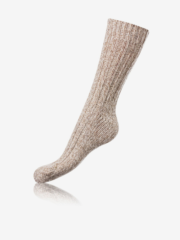 Bellinda Бежови зимни чорапи за мъже Bellinda NORWEGIAN STYLE SOCKS