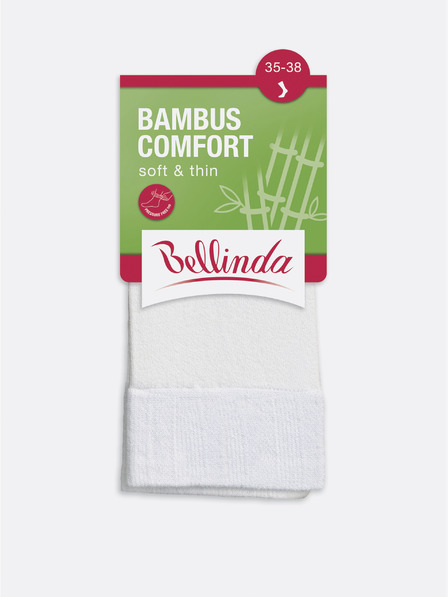 Bellinda Бели дамски чорапи Bellinda BAMBUS COMFORT